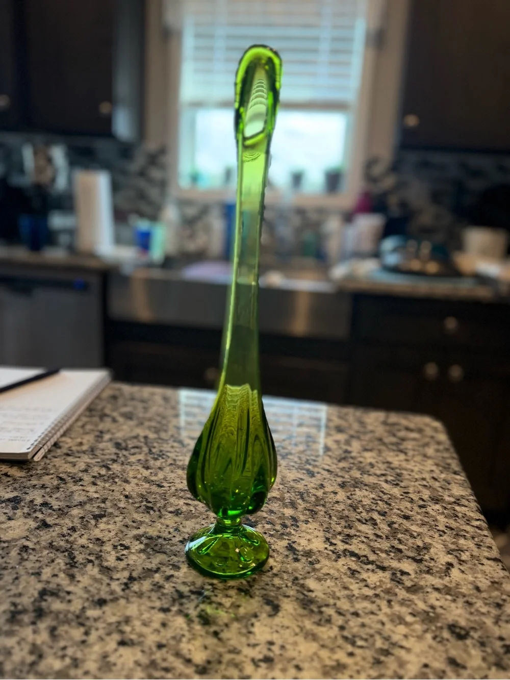 Vintage Viking Glass Swing Glass Vase